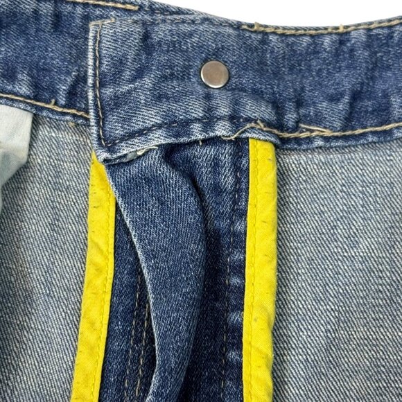 Halb Kreis Jeans Mens Sz 34x27 The Fit Denim Baggy Tapered Medium Wash Comfort - Picture 11 of 12